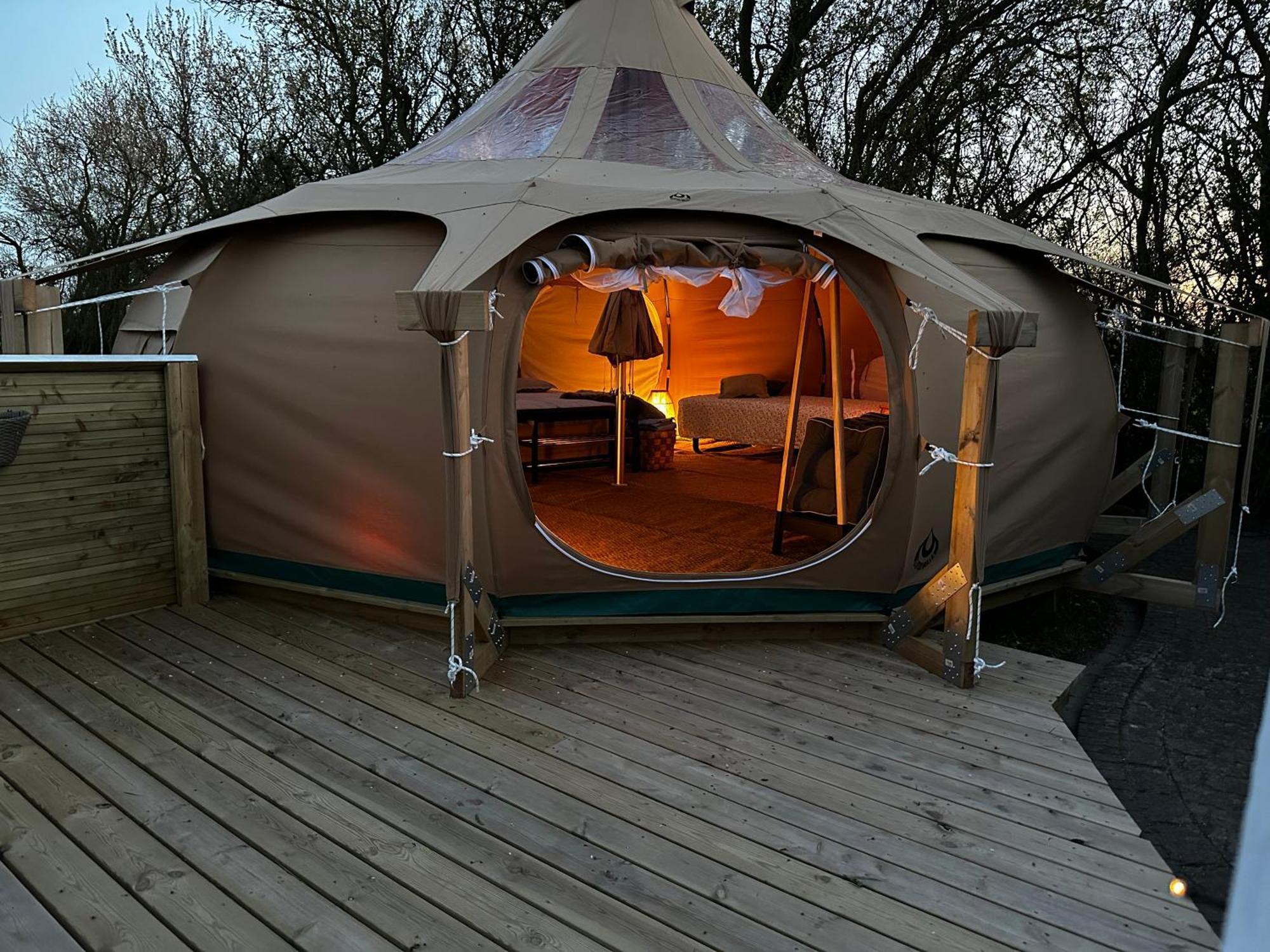 Romantik Luxus Glamping 2 Idestrup Esterno foto
