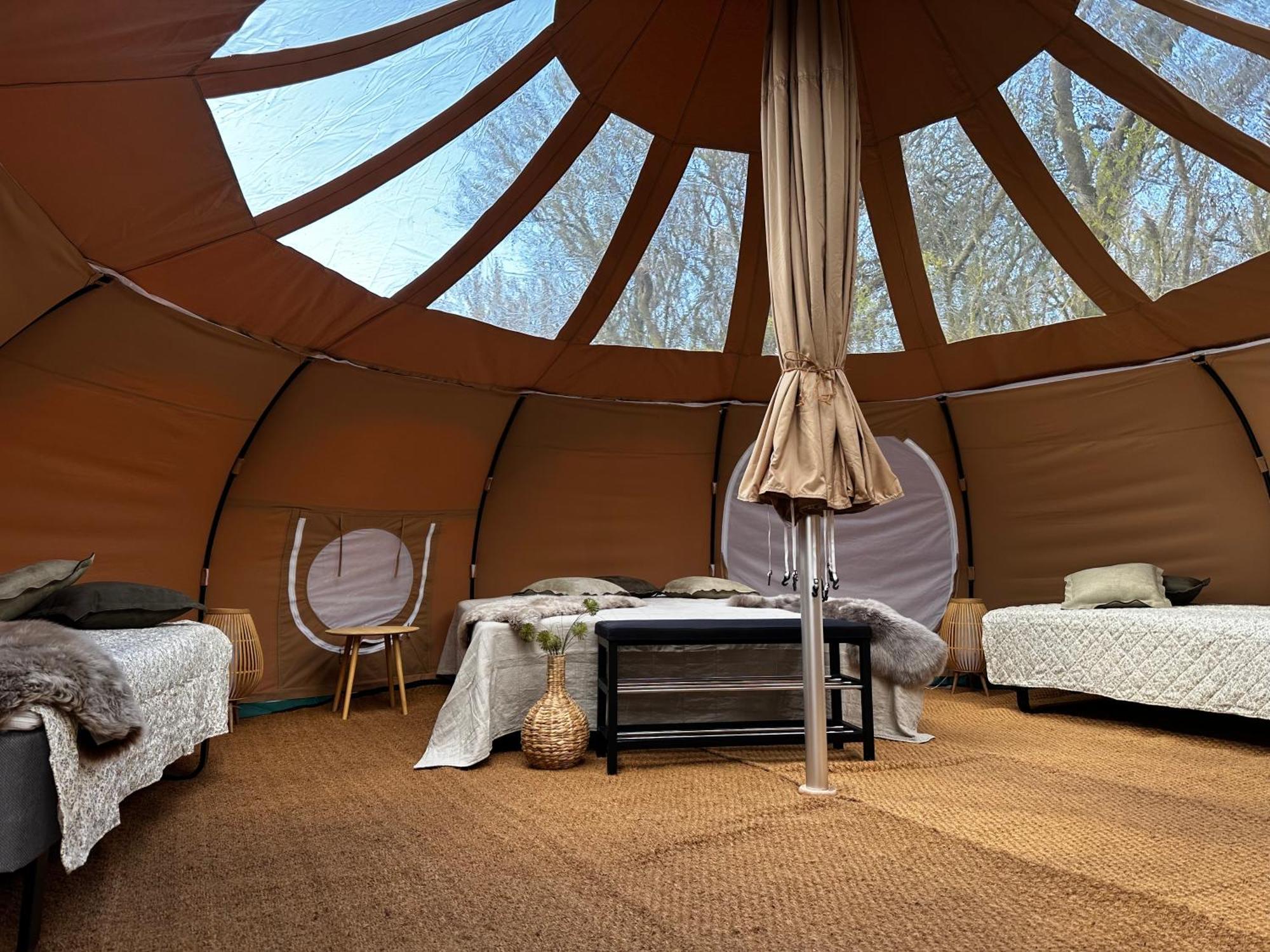Romantik Luxus Glamping 2 Idestrup Esterno foto